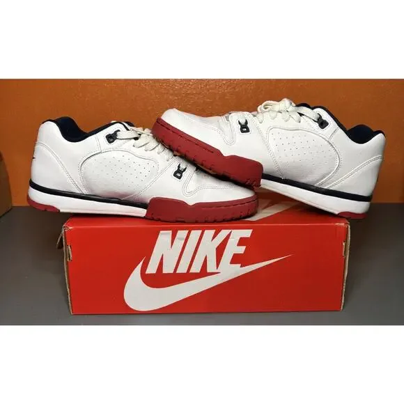 Nike Cross Trainer Low White/Obsidian/Gym Red CQ9182-101 Mens Size 8.5 - Picture 2 of 5